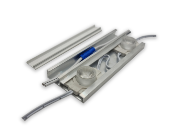 LED HP Rail Zarge mit Kabelkanal