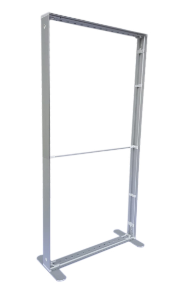 LED-Aufsteller 100x250cm mobil in box